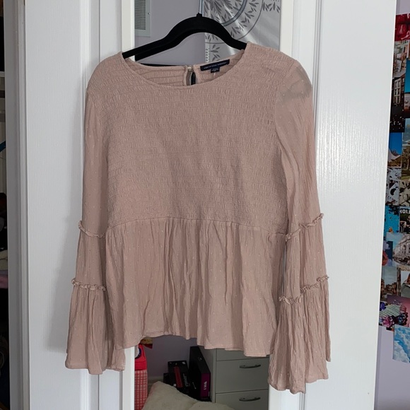 Super unique BoHo style pink long sleeve - Picture 1 of 3